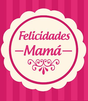 KRIKART Imágenes libres de derecho de autor: Felicidades mamá fuscia