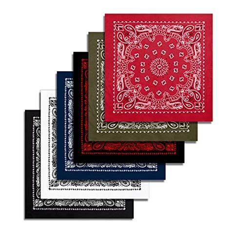 Rothco 22 Assorted Trainmen Paisley Bandana 6 Pack