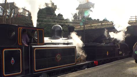 Taff Vale Railways 85 And L Y 52044 At The KWVR Spring Steam Gala 2023