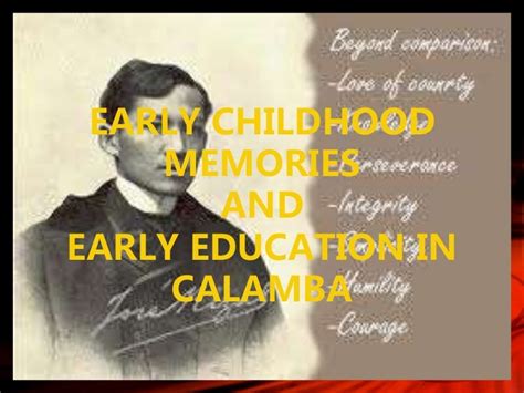 Early Childhood And Education Of Rizal