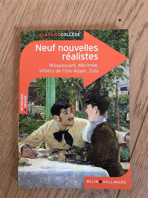 Neuf nouvelles réalistes Maupassants Zola Mérimée Kaufen auf Ricardo