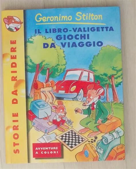 GERONIMO STILLTON Il Libro Valigetta Giochi Da Viaggio EUR 1 00