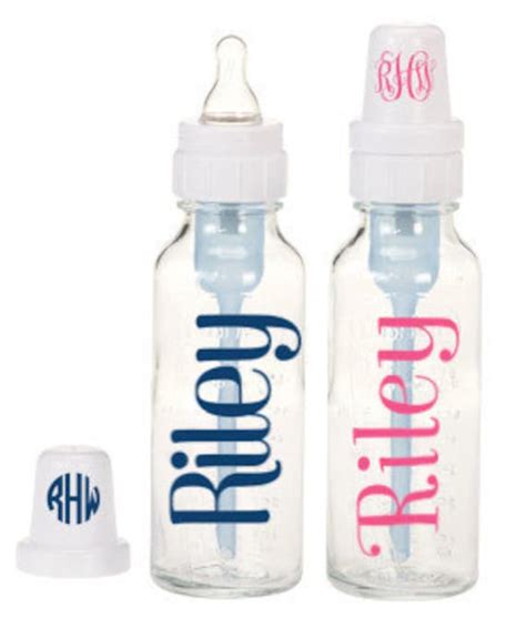 Baby Bottle Labels // Baby Bottle Stickers // Set of 2 // - Etsy