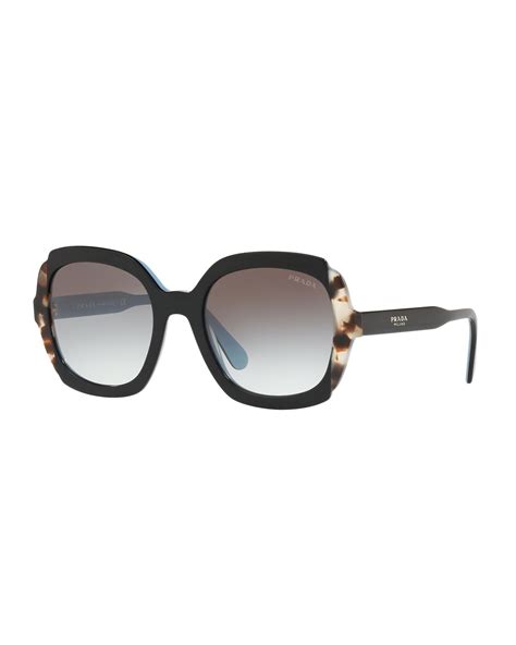 Prada Mirrored Acetate Sunglasses Neiman Marcus