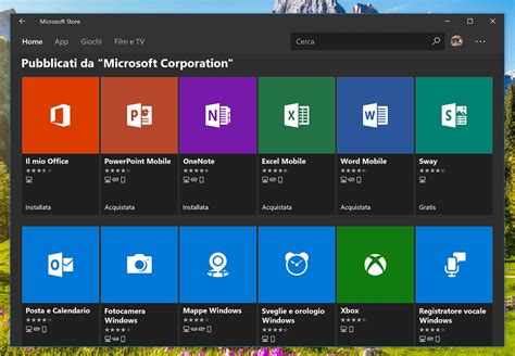 Microsoft список программ
