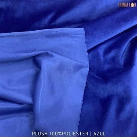 Comprar Plush 100 Poliéster Azul para Sublimação Rovitex tecido