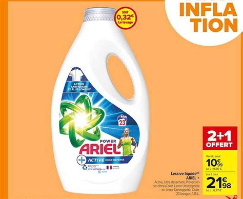 Promo Lessive Liquide Ariel Chez Carrefour Market Icatalogue Fr