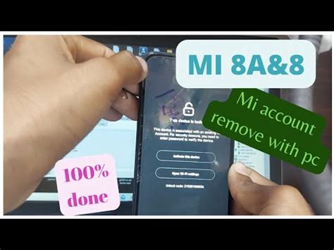 Redmi 8 8a Mi Account Remove With Pc YouTube