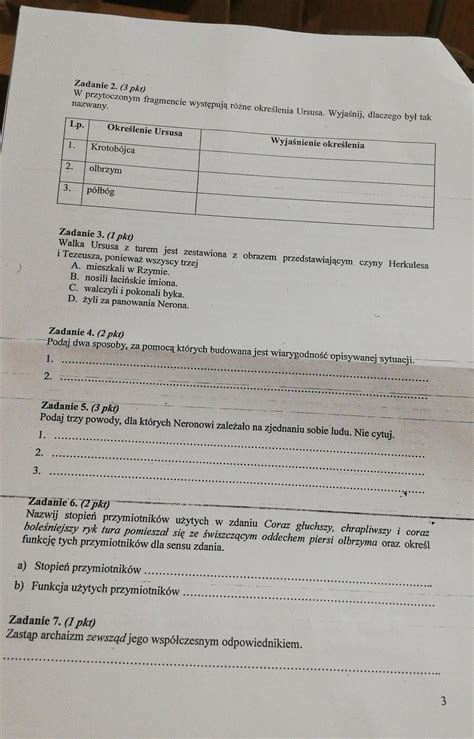 Daje Naj Polski Klasa 8 Jezeli Znacie Odp Chociwz Na 2 To Napiszecie