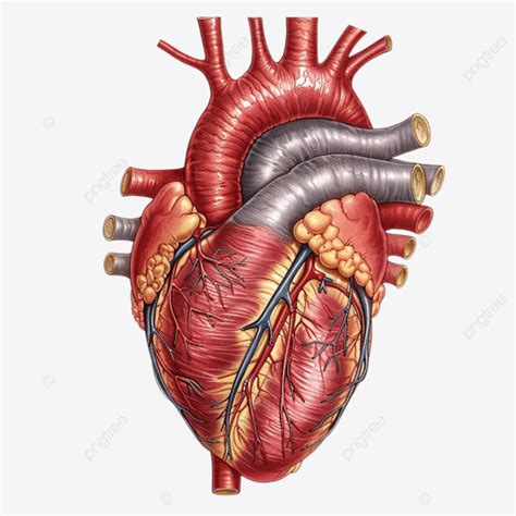 Anatomía De La Ilustración Del Corazón Humano PNG dibujos Corazón