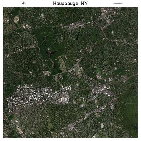 Aerial Photography Map of Hauppauge, NY New York