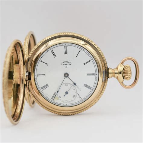 Elgin 14k Gold Pocket Watch Ashton Blakey Vintage Watches