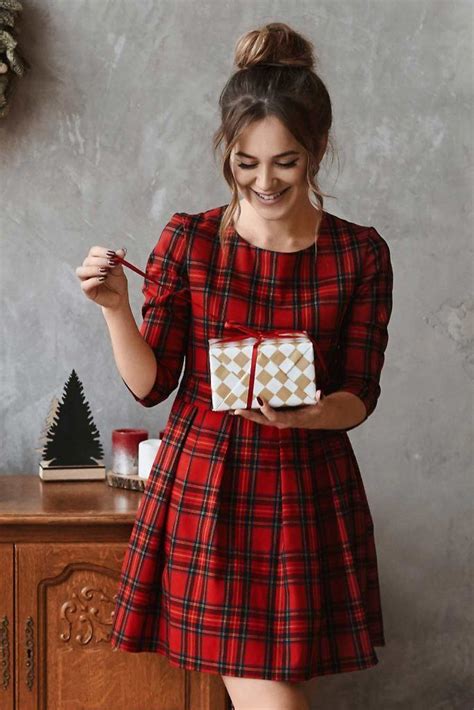 Plaid Christmas Dress