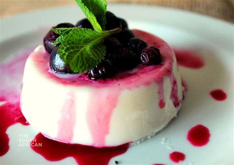 Coconut Panna Cotta With Blueberry Compote Made Easy