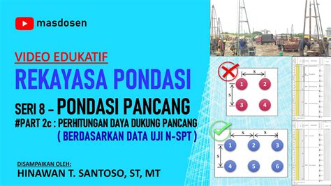 Cara Menghitung Kuat Dukung Pondasi Tiang Pancang Pdf Riset