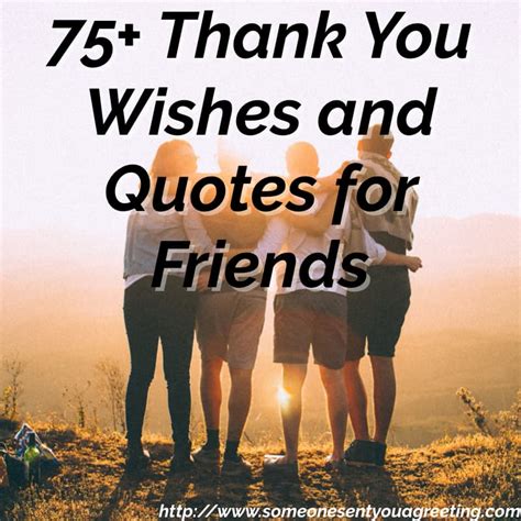 75+ Thank You Quotes for Friends to Show Appreciation - Someone Sent ...