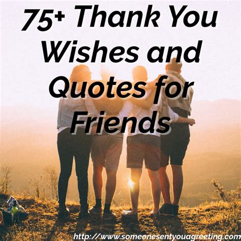 75+ Thank You Quotes for Friends to Show Appreciation - Someone Sent ...