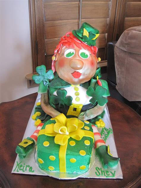 Megans Creations Girl Leprechaun Cake