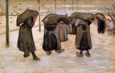 Van Gogh, Vincent (1853-1890) - 1882 Women Miners Carrying Coal | Van ...