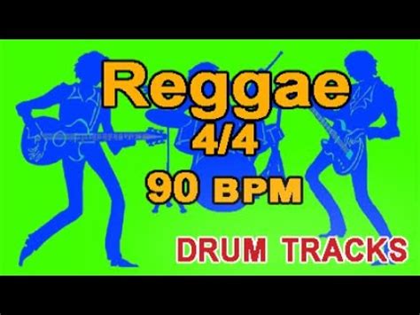 Drum Backing Track Reggae 4 4 90 BPM YouTube