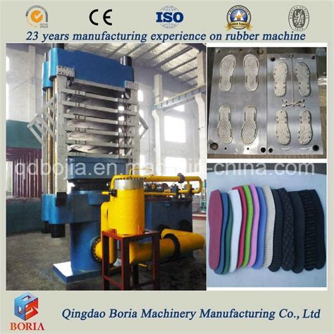 Eva Foaming Slab Rubber Vulcanizing Machine Rubber Sheet Making