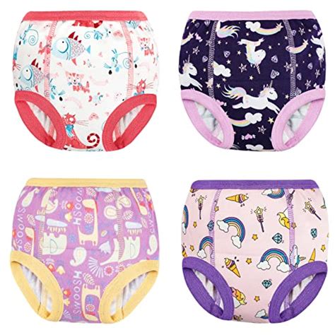 MooMoo Baby Lot de 4 culottes d apprentissage de la propreté pour