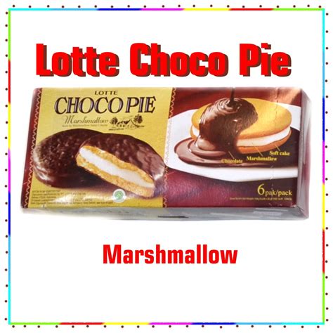 Jual Lotte Choco Pie Pack Marsmallow Pie Rasa Cokelat Lote Chocopie