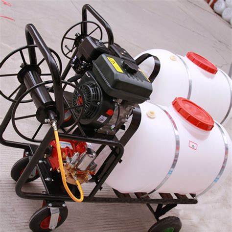 Agricultural Pesticide Sprayer Trolley Type Gasoline Backpack Power Sprayer China Gasoline