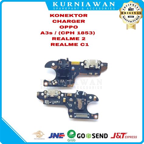 Jual Konektor Charger Oppo A3s Realme 2 Realme C1 Pcb Board Usb Papan Con Cas Mic Shopee Indonesia