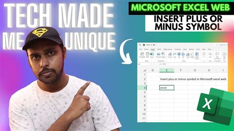 How To Insert Plus Or Minus Symbol In Microsoft Excel Web Insert Plus Or Minus Symbol In Excel