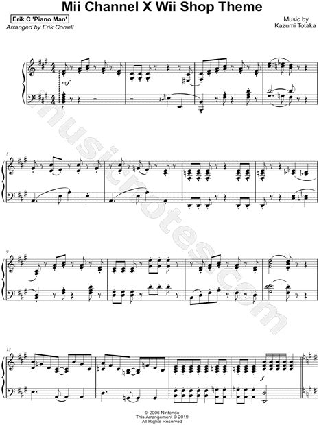 Wii Shop Theme Violin Sheet Music Ubicaciondepersonas Cdmx Gob Mx