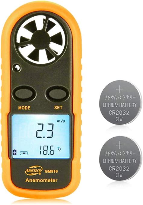 Benetech Gm Anemometer Digital Lcd Handheld Airflow Windmeter