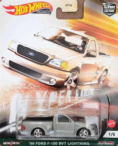 Hot Wheels Car Culture Hyper Haulers 99 Ford F 150 SVT Lightning