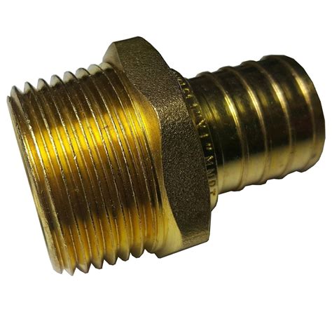 Pieces Xfitting Pex X Male Npt Threaded Adapter Brass Crimp