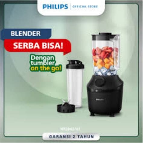 Jual Blender Philips Hr Hr Watt Plastik Thumbler On The