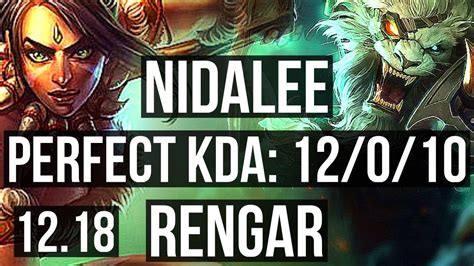 NIDA Vs RENGAR JNG 12 0 10 67 Winrate Legendary EUW Master