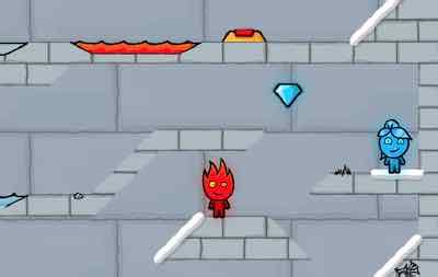 Fireboy And Watergirl In Ice Temple Free Fun Games