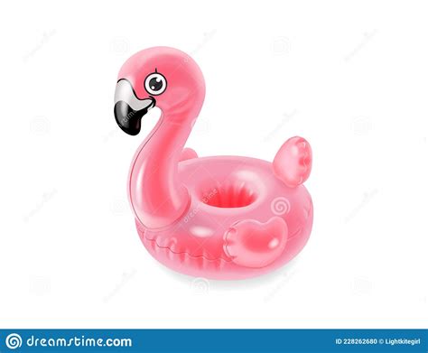 Flamingo Swim Ring Pool Float Inflatable Pink Flamingo Swimming