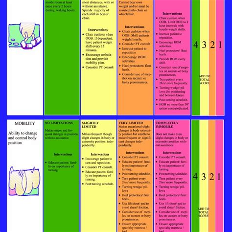 Braden Q Scale Pressure Ulcer Risk Assessment