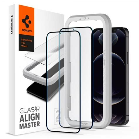 Spigen Iphone Iphone Pro Sk Rmskydd Glas Tr Alignmaster Fc Pack