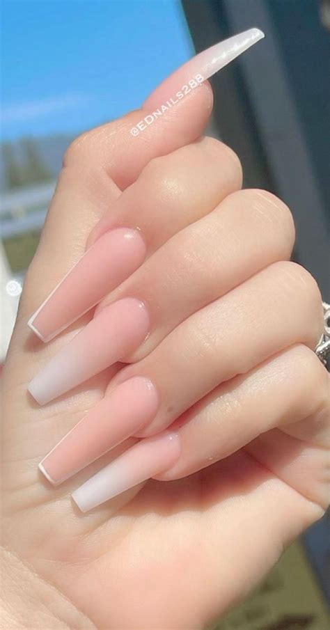 Acrylic Nails Coffin Pink Classy Acrylic Nails Long Square Acrylic