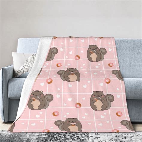 DouZhe Ultra Soft Micro Fleece Lightweight Flannel Bed Blanket Cute