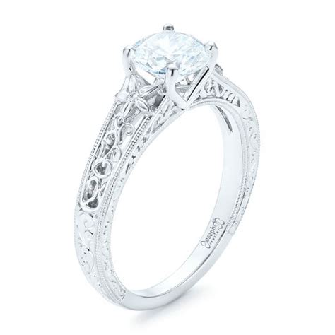 Vine Filigree Diamond Engagement Ring #102564 - Seattle Bellevue ...