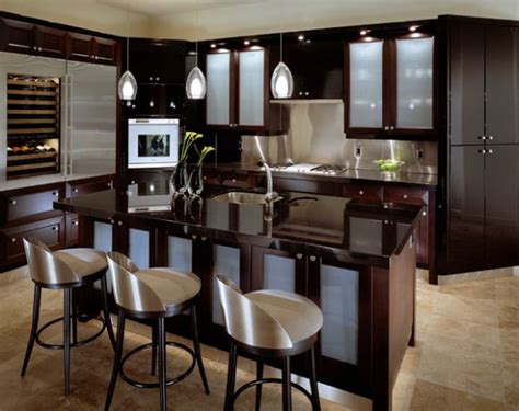 Black Kitchen Cabinets With Glass Doors Decor Ideasdecor Ideas