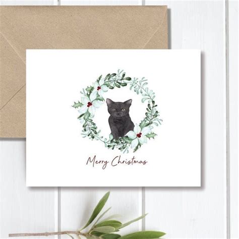 Cat Christmas Cards - Etsy