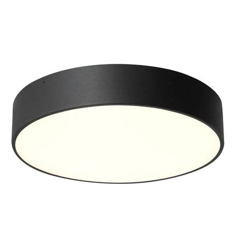 Kaspa Plafond Disc Led L Black Black Furniture Store