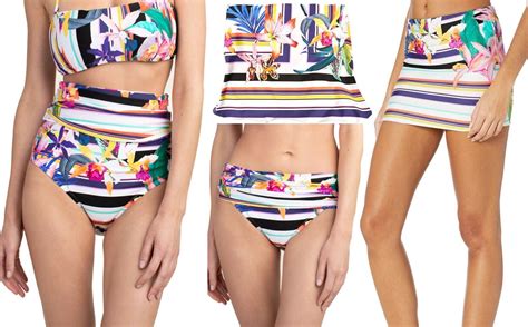 Trina Turk Treasure Cove High Waist Skirted Multiway Swimsuit Bikini