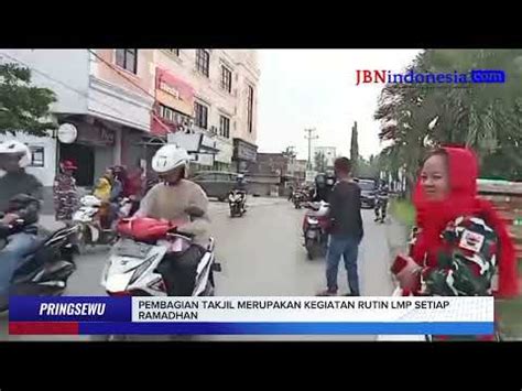 Laskar Merah Putih Kabupaten Pringsewu Berbagi Takjil Ramadhan