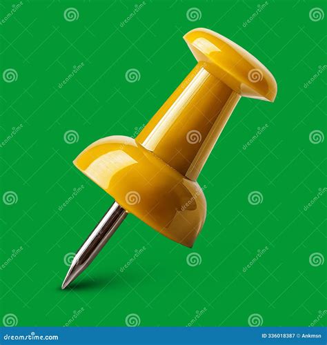 Thumbtack Isolated Clip Art For Education And Reminders Royalty Free