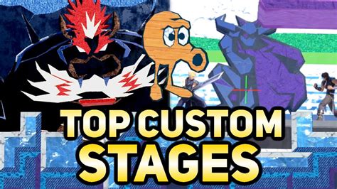 19 Impressive Custom Stages 🥵 Smash Ultimate Youtube